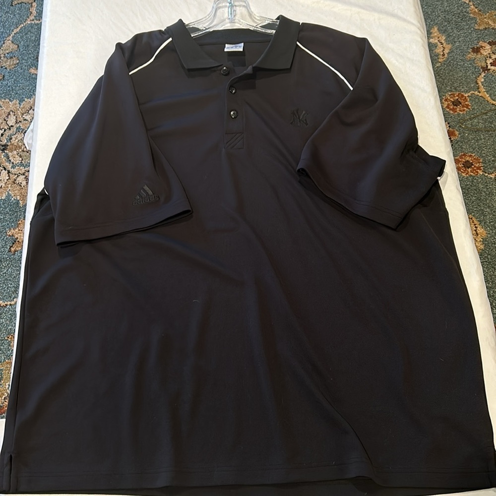 Adidas Black Climate Control Polo Size XL New York Excellent Like New - Picture 8 of 8